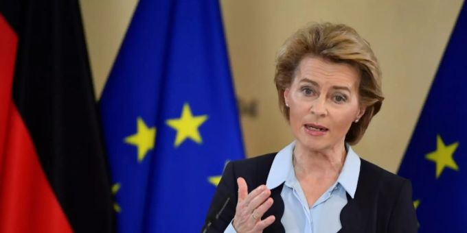 Ursula von der Leyen in Brüssel. von der leyen