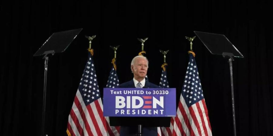 Joe Biden will im November Präsident der Vereinigten Staaten werden. Foto: Susan Walsh/AP/dpa