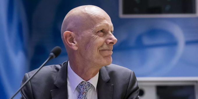 Daniel Koch, Ex-Delegierter des BAG für Covid-19, während seiner letzten Medienkonferenz mit dem Bundesrat über die Situation des Coronavirus Ende Mai 2020 in Bern. Daniel Koch BAG