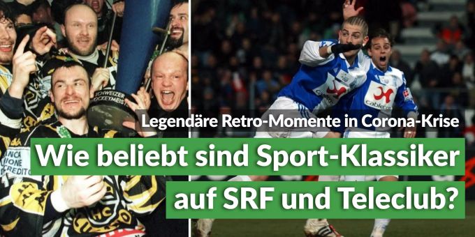Retro-Spiele - Wie beliebt sind Sport-Klassiker auf SRF und Teleclub? Retro-Spiele - Wie beliebt sind Sport-Klassiker auf SRF und Teleclub?