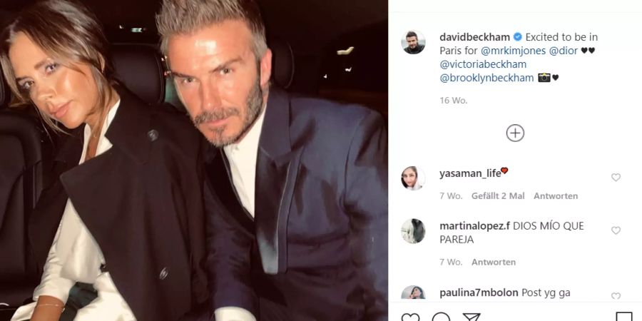 Victoria Beckham David Beckham