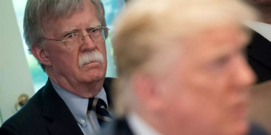 Ex-Sicherheitsberater Bolton (l.) mit Trump