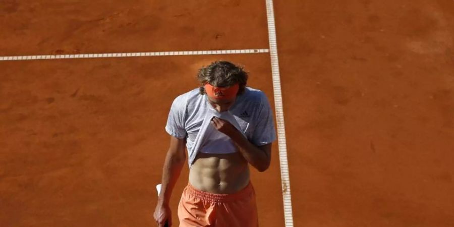 Alexander Zverev konnte sein Auftaktmatch in Zadar nicht gewinnen. Foto: Darko Vojinovic/AP/dpa