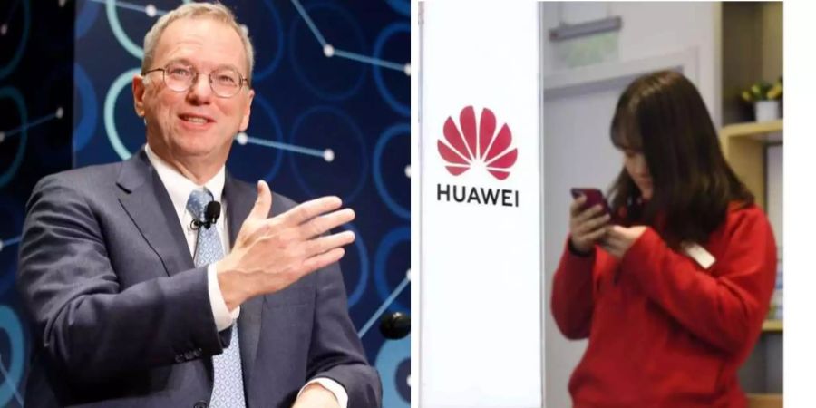 Huawei Google Eric Schmidt