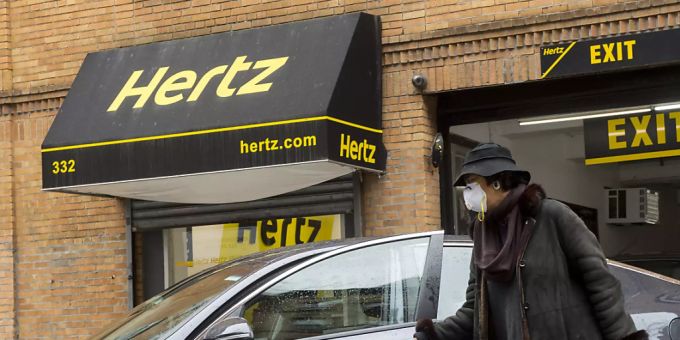 Die Coronavirus-Pandemie hat den US-Autovermieter Hertz schwer getroffen - nunmehr steht die Insolvenz ins Haus. (Archivbild) Die Coronavirus-Pandemie hat den US-Autovermieter Hertz schwer getroffen - nunmehr steht die Insolvenz ins Haus. (Archivbild)