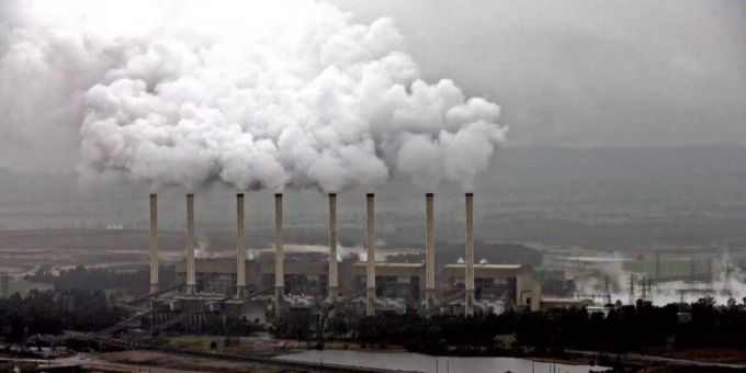 Das Hazelwood Kohlenkraftwerk, als sie noch in Betrieb war. Hazelwood Power Station