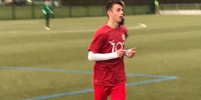 Lars Oberholzer im Trikot des FC Rapperswil Jona. Lars Oberholzer