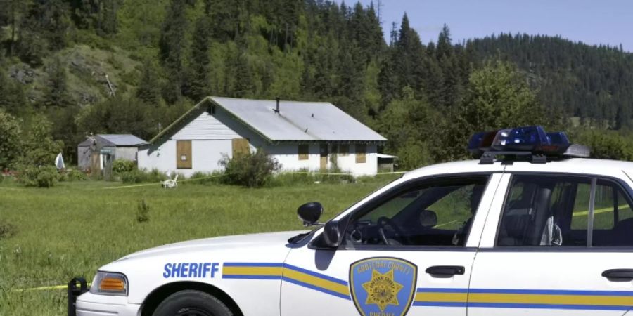 Polizeiwagen in Coeur d'Alene