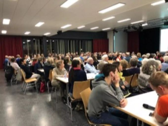 Die erste Mitgliederversammlung des fusionierten Vereins. Turnverein Zollikofen