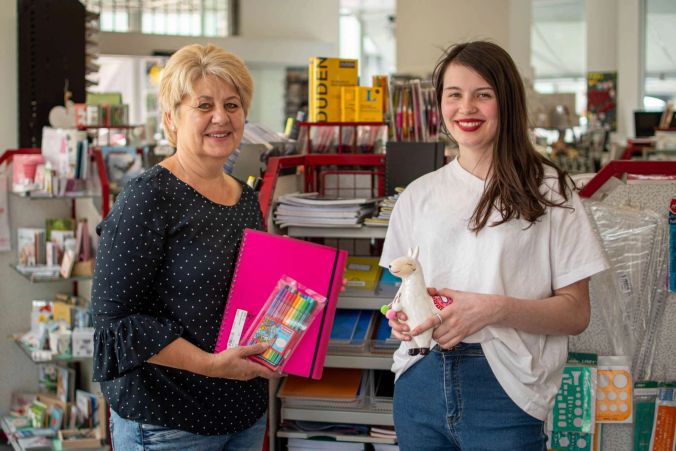vl: Irene Bucher und Sina Furrer.
