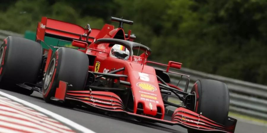 Das letzte Rennen auf dem Nürburgring konnte Sebastian Vettel gewinnen - damals noch im Red Bull. Foto: Darko Bandic/Pool/AP/dpa