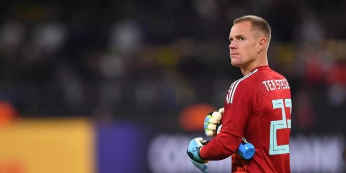 Die Vertragsgespräche zwischen Marc-André ter Stegen und dem FC Barcelona sind vorläufig auf Eis gelegt worden. Foto: Marius Becker/dpa Die Vertragsgespräche zwischen Marc-André ter Stegen und dem FC Barcelona sind vorläufig auf Eis gelegt worden. Foto: Marius Becker/dpa