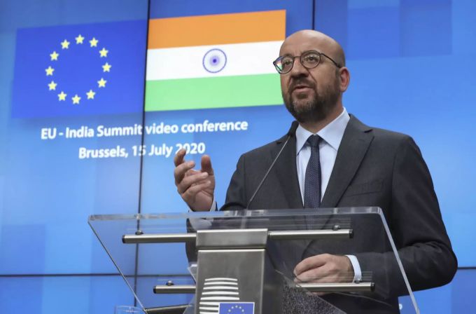 Der EU-Ratspräsident Charles Michel. EU-Ratspräsident Charles Michel