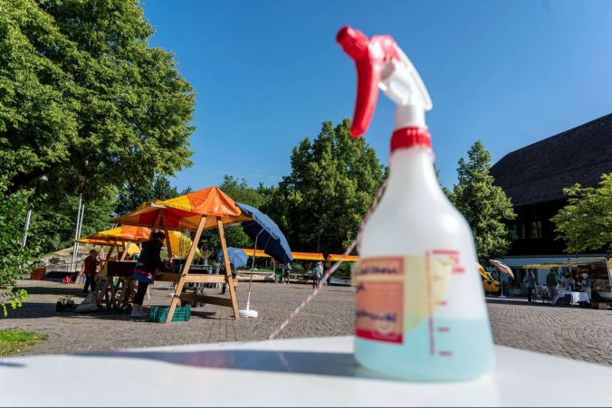 Seit 3 Wochen findet in Münsingen der Wochenmärit wieder jeden Samstag statt
