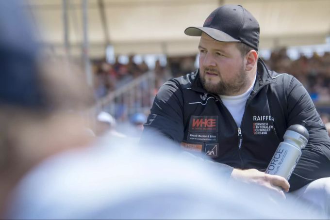 Florian Gnägi hat bereits zwei eidgenössische Kränze geholt. Schwingen Gnägi