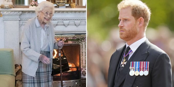 Prinz Harry traf nicht rechtzeitig auf Schloss Balmoral ein, um sich von der Queen verabschieden zu können. Prinz Harry