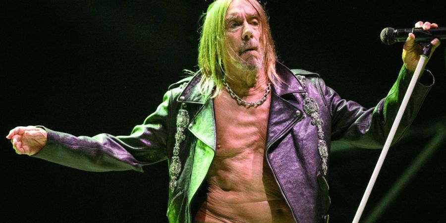 Iggy Pop hat noch mächtig Power.