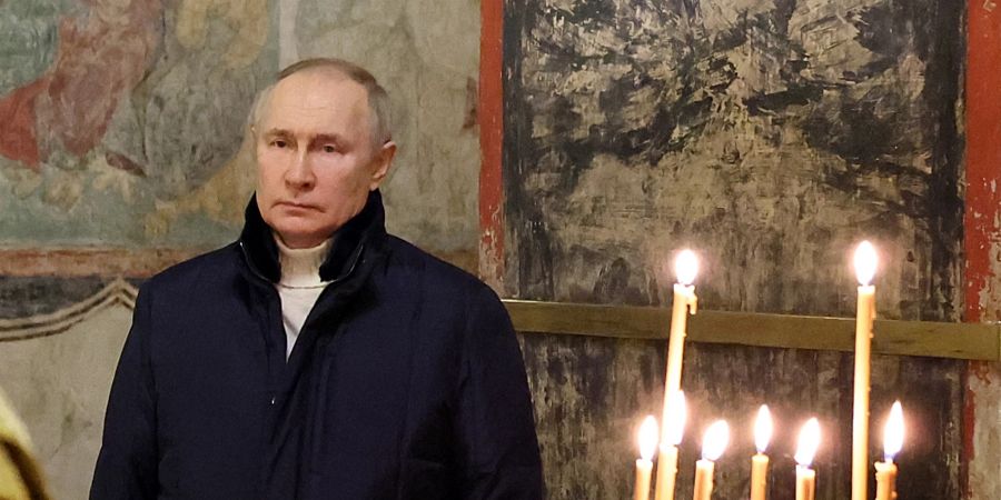 ukraine-krieg putin weihnachtsgottesdienst