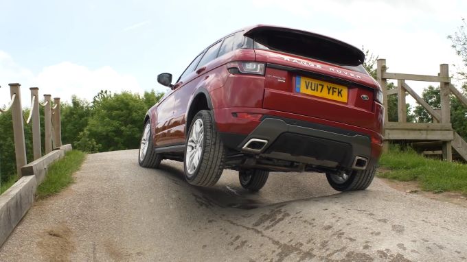 Der Range Rover Evoque ist mit 66 Zeichen auf dem ersten Platz. Range Rover