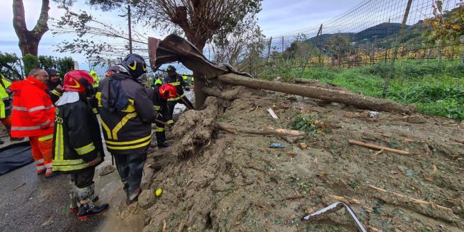 Landslide on Italian island of Ischia