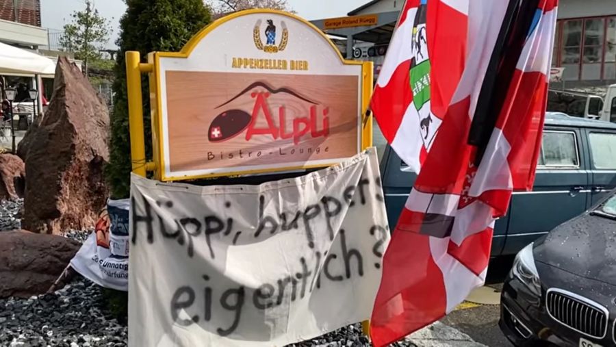 Im Restaurant «Älpli» fand im März 2021 eine illegale Feier statt.