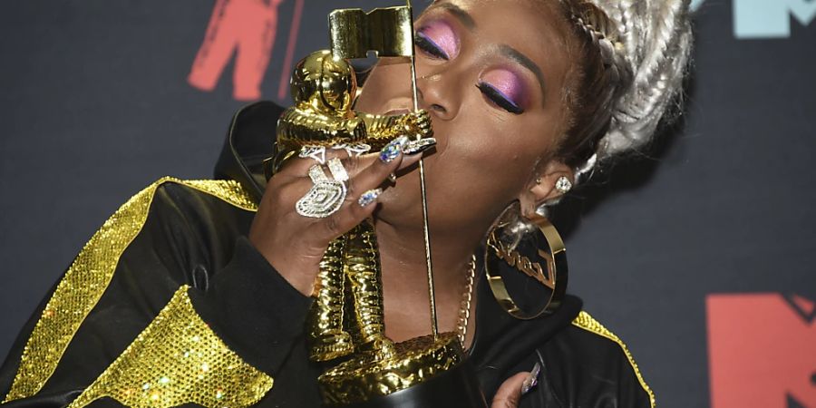 ARCHIV - Missy Elliott bei der Verleihung der MTV Video Music Awards (Archivbild). Foto: Evan Agostini/Invision/AP/dpa