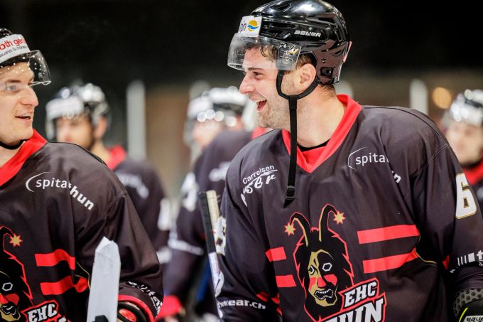 Fabian Haberstich erzielte das 4:1 für den EHC Thun. EHC Thun