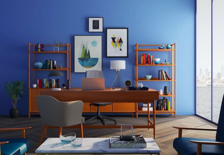 Aufgeräumtes Büro