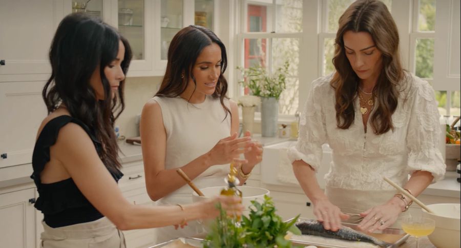 Meghan Markle kocht mit ihren Freundinnen. Für die Netflix-Serie hat die Herzogin ein 5,7 Millionen Franken teures Haus angemietet.