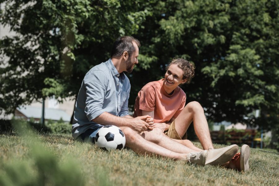 Vater und Sohn