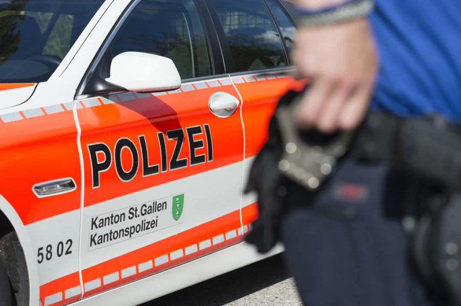 Polizeiwagen Altenrhein zwei