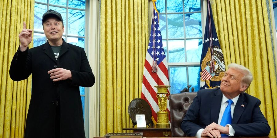 Zwei, die sich verstehen: Tech-Milliardär Elon Musk und US-Präsident Donald Trump. (Archiv)