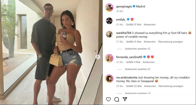 Cristiano Ronaldo ist seit vielen Jahren mit Georgina Rodriguez liiert. Cristiano Ronaldo