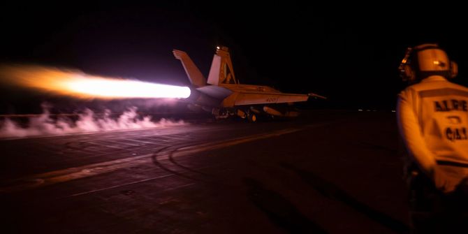 US-Jet startet