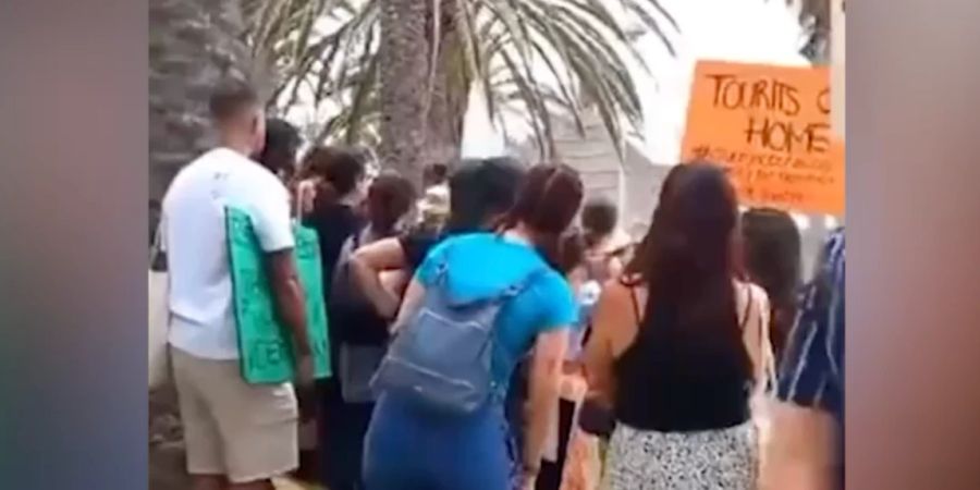 Laute Proteste in Teneriffa