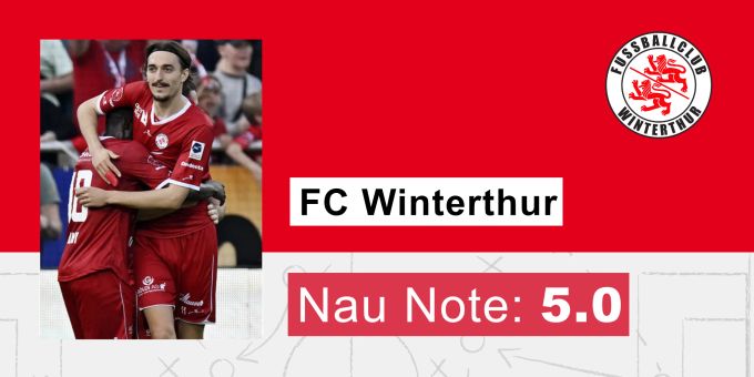 Die Nau.ch-Note für den FC Winterthur. FC Winterthur