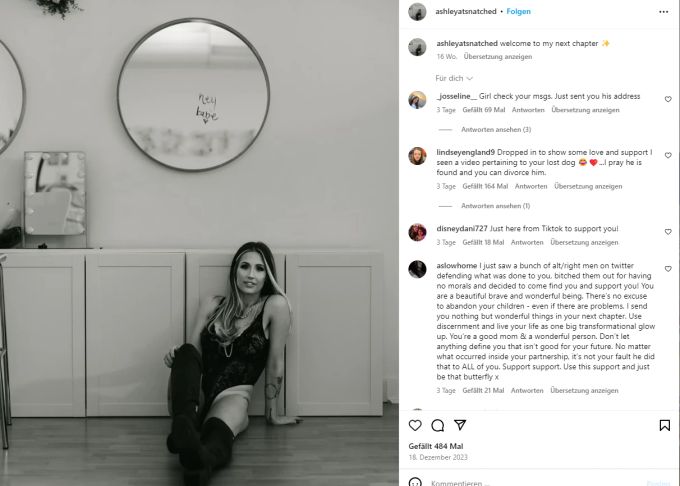 Ashley McGuire startet ihr neues Kapitel. Internet Ehemann