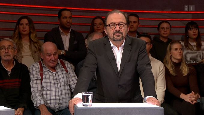 Urs Saxer, Völkerrechtsprofessor an der Universität Zürich, in der «Arena». arena