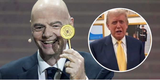 Donald Trump Gianni Infantino