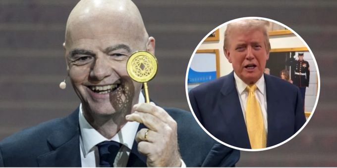«Gianni ein Gewinner» - Bizarrer Auftritt von Fifa-Infantino und Trump