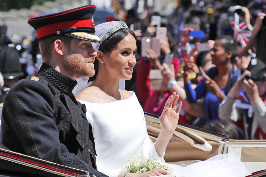 Harry und Meghan heirateten im Mai 2018.