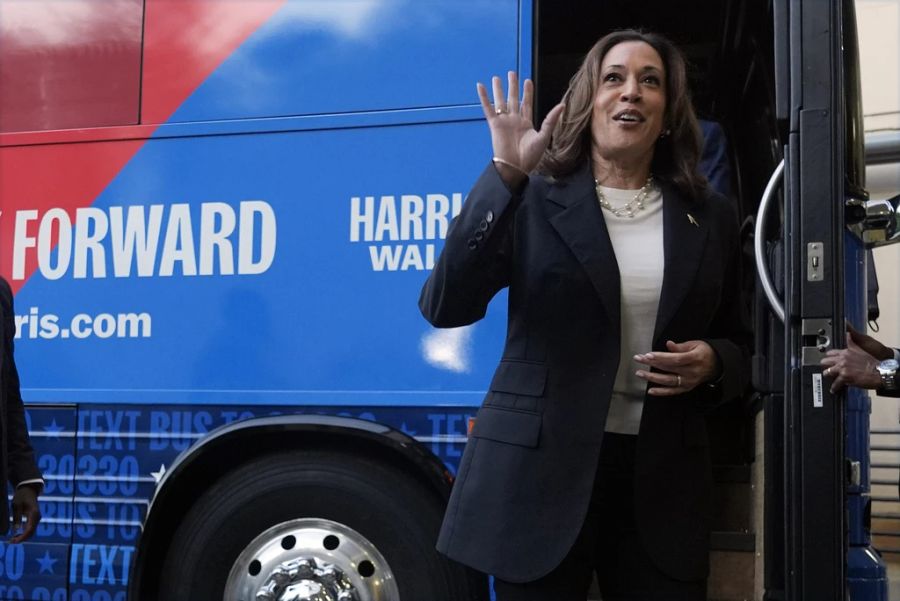 Auch im Hinblick auf ihre Hautfarbe hat Trump Kamala Harris bereits attackiert.