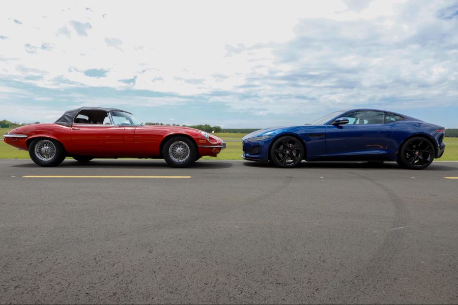 Jaguar E-Type und F-Type