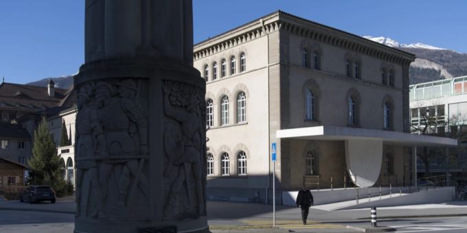 Das Grossratsgebäude in Chur: Hier wurde der Prozess wegen Vergewaltigung abgehalten. Grossratsgebäude Chur Vergewaltigung
