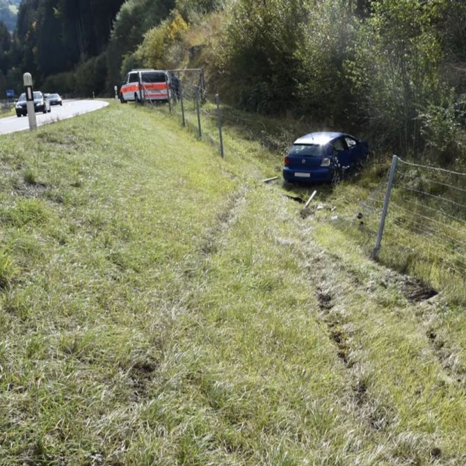 Schiers Lenker einschlafen Unfall