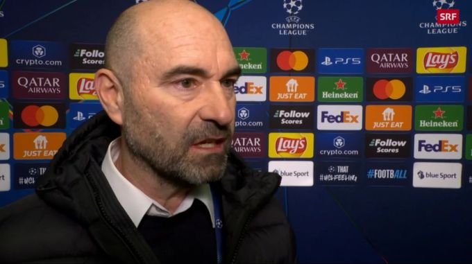 YB-Trainer Joël Magnin zeigt sich nach der 1:6-Pleite seines Teams gegen Atalanta unbekümmert. Er sagt, der Gegner sei «ein Niveau höher» gewesen. YB Magnin
