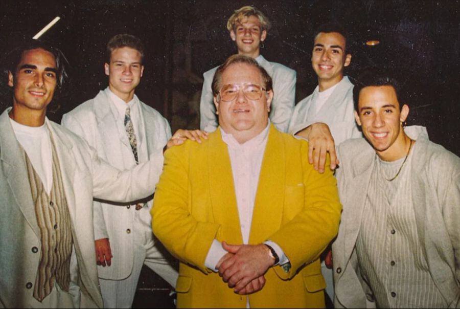 Lou Pearlman mit den Backstreet Boys.