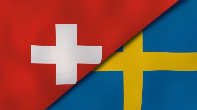 Beide Länder weisen ein Kreuz in ihren Fahnen auf – das ist aber auch schon die einzige optische Ähnlichkeit zwischen den Fahnen. Schweden-Schweiz