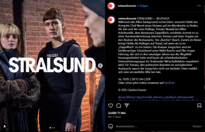 Im aktuellen «Stralsund»-Krimi stehen die Ermittler vor einem undurchsichtigen Fall. «Stralsund»-Krimi