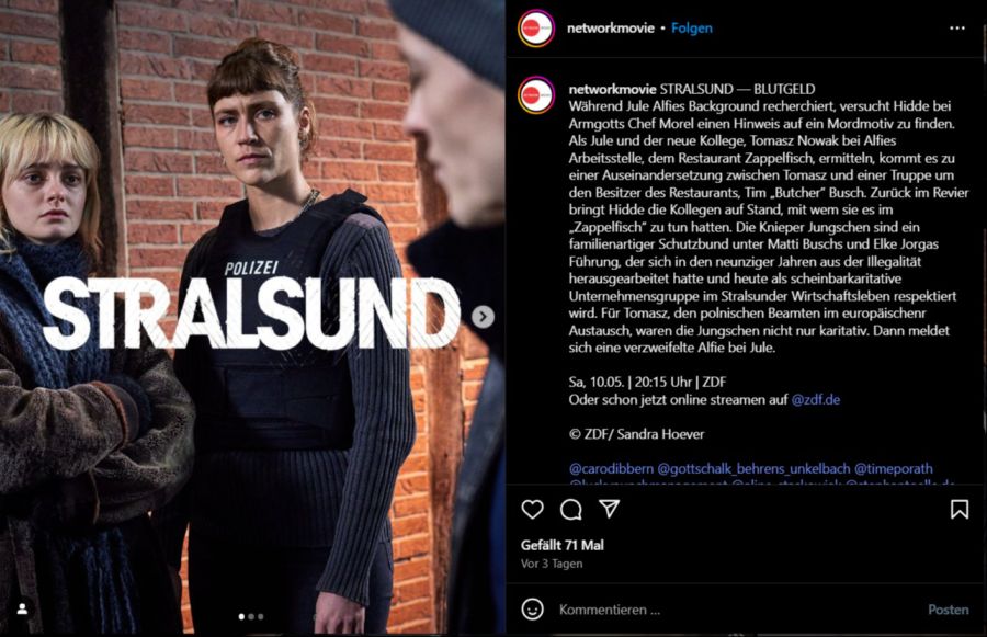 «Stralsund»-Krimi